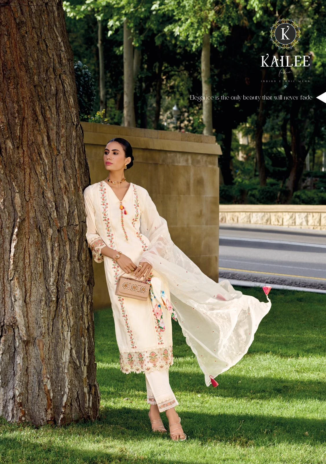 Kailee Fashion Tehjeeb Pure Cotton Wholesale Fancy Readymade Salwar Suit Catalog — Wholesale, Kailee Fashion wholesale from Surat — view 5